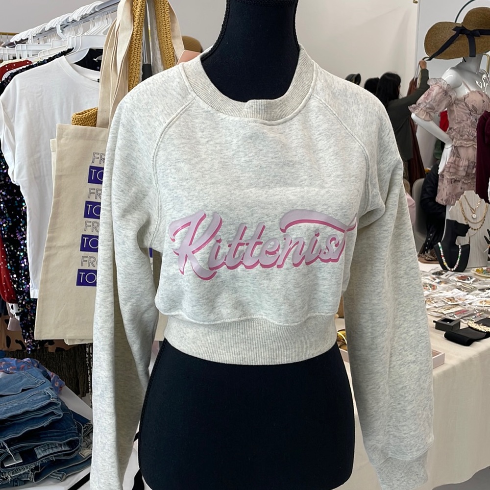 New with tags kittenish crop sweater size medium